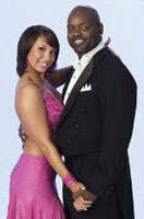 Emmitt Smith and Cheryl Burke