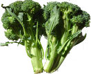 Broccoli has lots of vitamins A, K and C and is a rich source of calcium and fiber